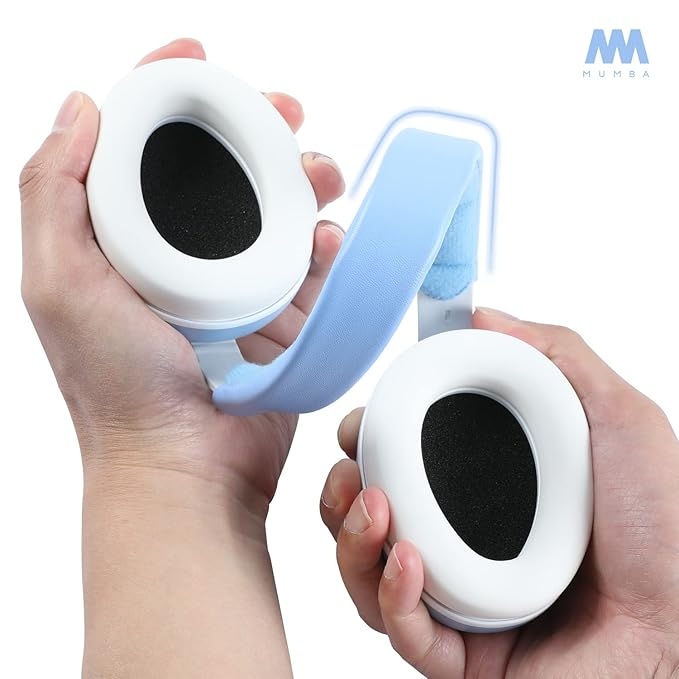 Baby Ear Protection Noise Cancelling Headphones for Babies and Toddlers - Mumba Baby Earmuffs - Ages 3-24+ Months