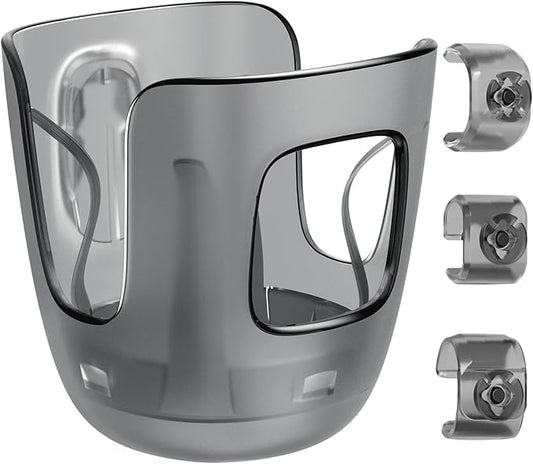 Stroller Cup Holder Fits for UPPAbaby Vista/Vista V2/Vista V3/Cruz/Cruz V2/Minu/Minu V2/Minu Duo, Securely Hold The Cup, Quick Attachment, Folds with Stroller, Drinking On The Go, 1Pack