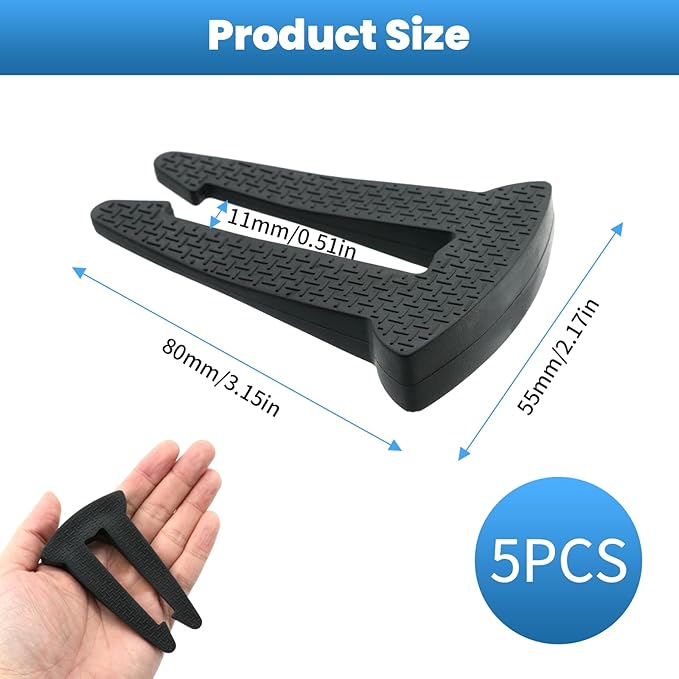 5-Pack Gas Stove Knob Locks for Toddler Safety, Durable Design Knob Safety Covers, Child Proof Oven Knob Locks, Prevent Accidental Touch(Black)