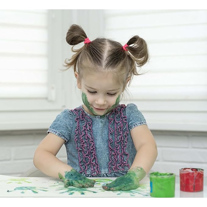 WillingTee Baby Hair Ties,300PCS Nylon Toddler Hair Ties for Girls, Kids Seamless Hair Bands, Girls Elastic Ponytail Holders,Multicolor