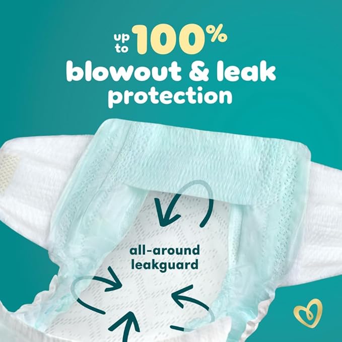 Pampers Swaddlers Diapers, Size 4 (15-34 lbs), 120 Count, Absorbent, Keeps Baby Dry and Comfortable, Skin Safe Disposable Baby Diaper (Packaging May Vary)