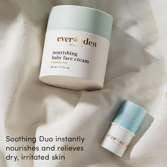 Evereden Nourishing Baby Face Cream 1.7 oz. | Non-Toxic and Fragrance-Free Face Lotion | Rich, Non-Greasy Baby Moisturizing Cream | Face Moisturizer with Clean Ingredients