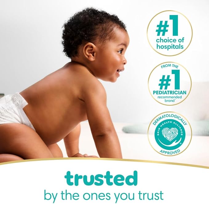 Pampers Baby Wipes, Sensitive, Water Based Wipe, Clinically Proven, Hypoallergenic, and Unscented for Babies, 336 Wipes Total (4 Flip-Top Packs)