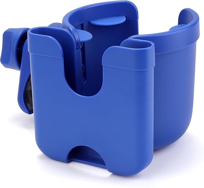 Accmor Stroller Cup Holder with Phone Holder, Bike Cup Holder, Universal Cup Holder for Uppababy Nuna Doona Strollers, 2-in-1 Cup Phone Holder for Stroller, Bike, Wheelchair, Walker, Scooter