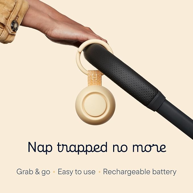 Hatch Go | Portable Sound Machine for Babies and Kids | Sleep Soother | 10 Soothing Sounds | White Noise | Shush | Travel | Registry Gift | Baby Shower | Clips on Stroller | Honey