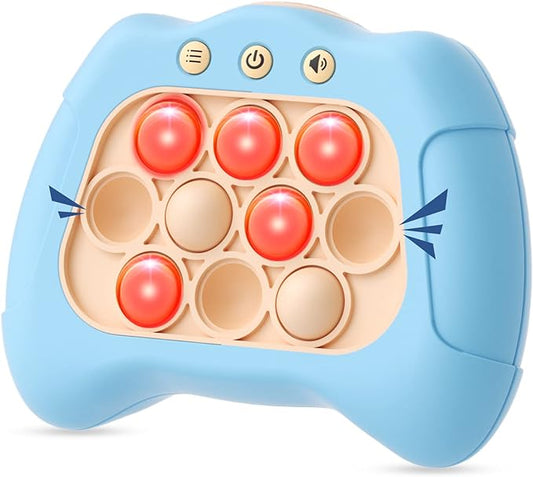 Handheld Game for Kids 6-12, Sensory Fidget Toys for Kids 8-12, Birthday Gifts for 6 7 8 9 Year Old Boys & Girls & Teens-Blue
