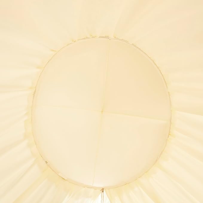 Akiky Kids Bed Canopy for Crib & Twin Size with Ruffles Dreamcatcher, Princess Girls Nursery Room Decor Toddler Baby Dome Round Hanging Tent Curtains Skirt Over Bed Reading Nook Play Tents Ivory