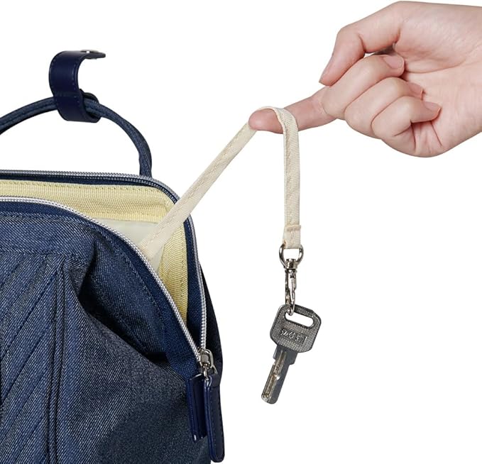 SUNVENO Baby Diaper Backpack Large Capacity Travel Nappy Bag for Mom Dad, Blue