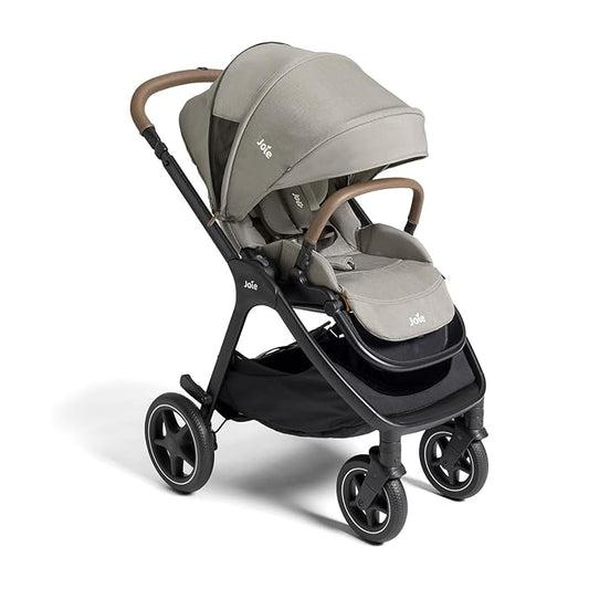 Joie, Kava 3-in-1 Stroller - Versatile, All-Wheel Suspension, Reversible Seat, Travel System Compatible and Detachable Crossbody Bag (Dove)