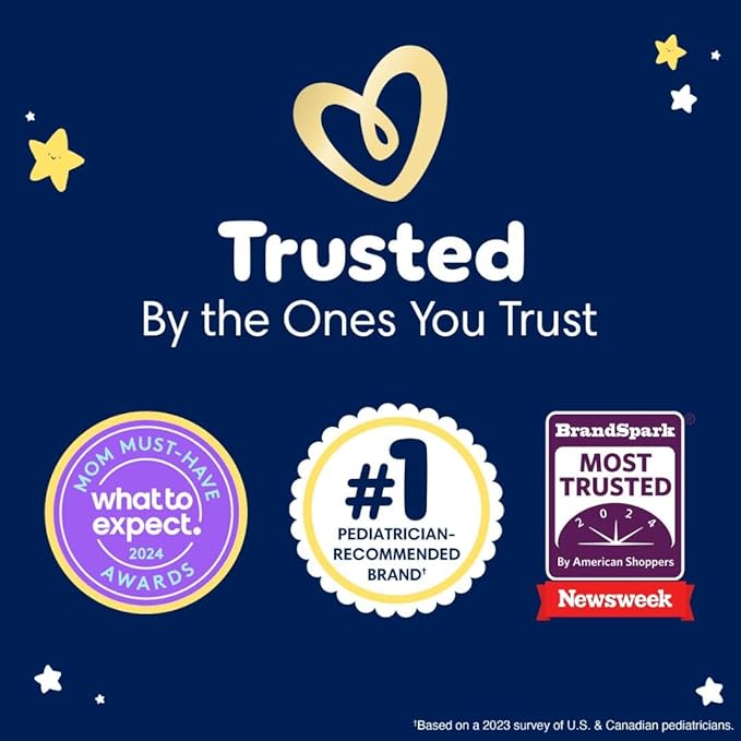 Pampers ZZZ Overnight Diapers, Size 3 (16-28 lbs), 66 Count, Nighttime Protection Disposable Baby Diaper, Night Time Leak and Skin Protection