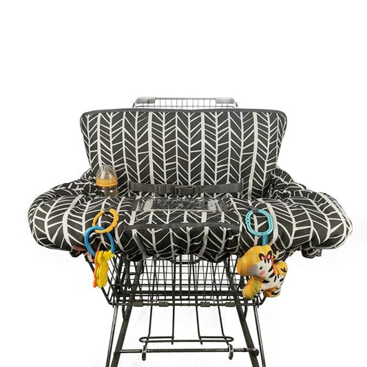 Shopping Cart Cover for Baby boy Girl, Multi-in-1 Cart Covers for Babies, Soft Padded Infant High Chair Cover, Machine Washable, Grocery cart seat Cushion Cover