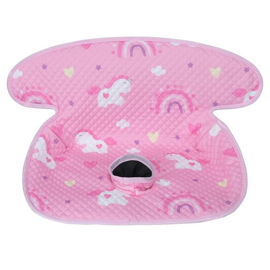INFANZIA Dry Seat, Car Seat Protector Waterproof Carseat Liner Potty Training Toddlers, Baby and Infants, Piddle Pad for Carseats Strollers (Pink, 1 Pack)