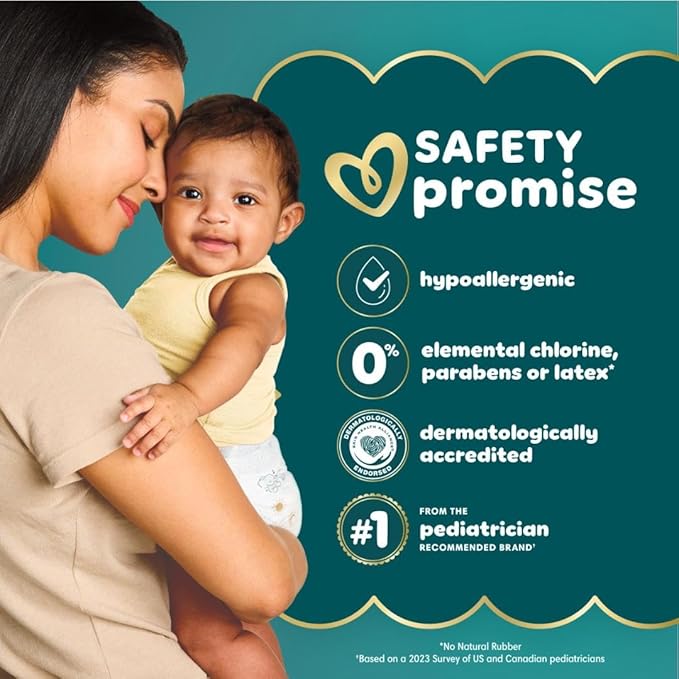 Pampers Swaddlers Diapers, Size 5 (20-37 lbs), 58 Count, Absorbent, Keeps Baby Dry and Comfortable, Skin Safe Disposable Baby Diaper (Packaging May Vary)