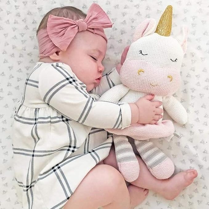 CÉLLOT 20 Colors Super Stretchy Soft Knot Baby Girl Headbands with Hair Bows Nylon Head Wrap For Newborn Baby Girls Infants Toddlers Kids