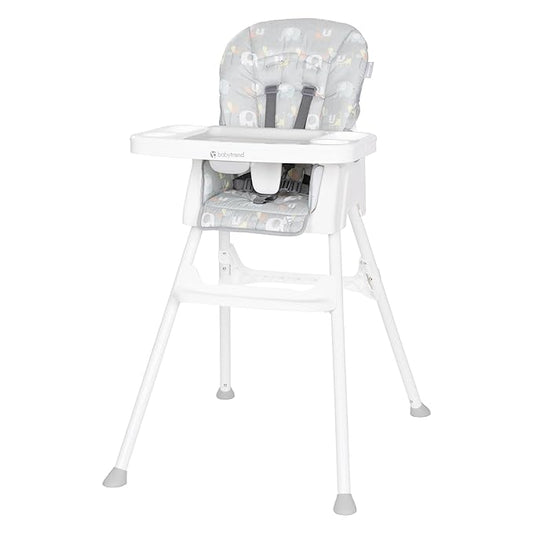 Baby Trend Adapt Plus 6-in-1 EZ Clean High Chair to Toddler Chair, Two of a Kind Grey