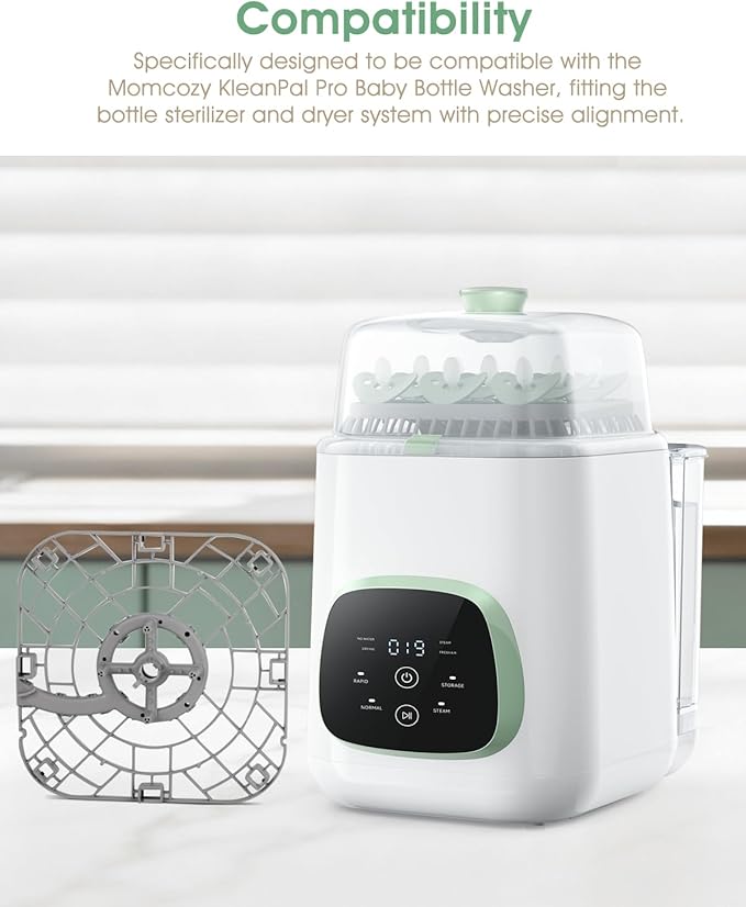 Tiga Replacement Bottom Tray for Momcozy Bottle Washer, Compatible with KleanPal Pro – Durable Base Tray Replacement Part, Easy Install Baby Bottle Washer Accessory