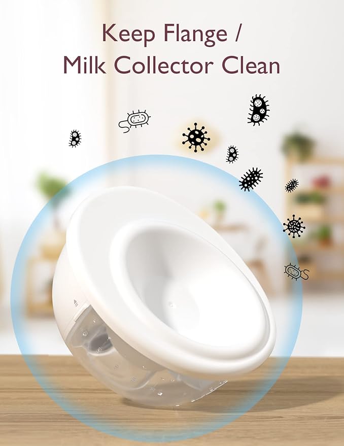 Momcozy Flange Cover Only Compatible with Momcozy M5, NOT for Others. Dust-Proof Flange Cover Original M5 Breast Pump Replacement Accessories, 1 Pack