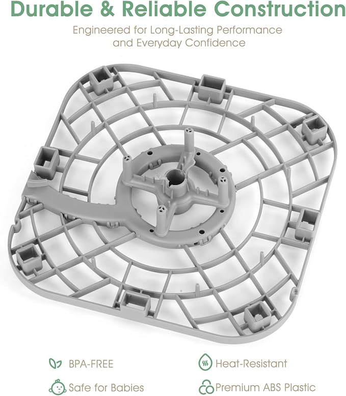 Tiga Replacement Bottom Tray for Momcozy Bottle Washer, Compatible with KleanPal Pro – Durable Base Tray Replacement Part, Easy Install Baby Bottle Washer Accessory