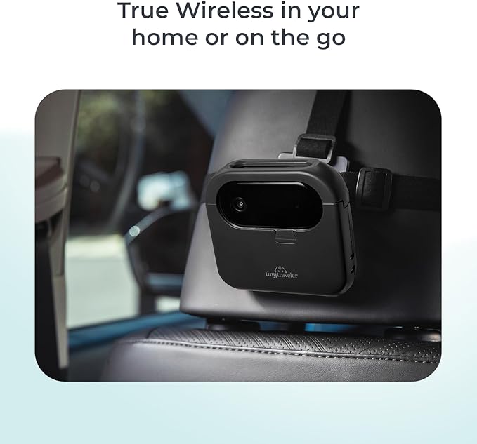 Tiny Traveler Add-On Baby Car Camera with Power Bank – 720P HD, Night Vision, Easy Install for Twins, 2 Kids, or Pets – Wireless Baby Car Camera Add-On Kit (Monitor Not Included)