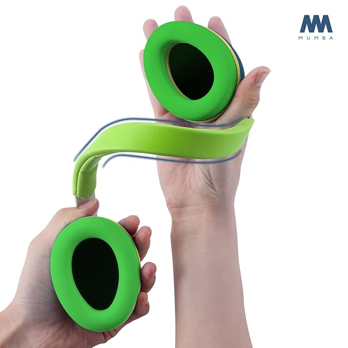Mumba Baby Ear Protection Noise Cancelling Headphones - Earmuffs for Babies and Toddlers - Ages 3-24+ Months