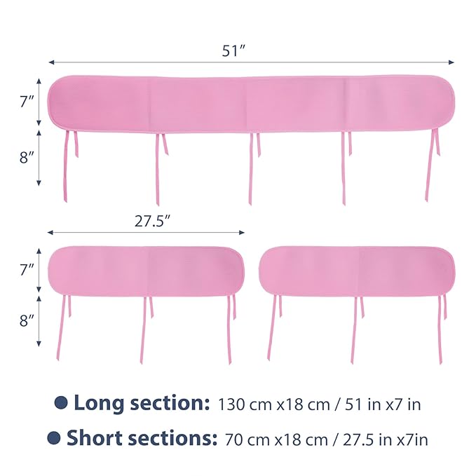 3 Pcs Mesh Cover,Easy to Install, Fits Standard Full-Size (Pink)