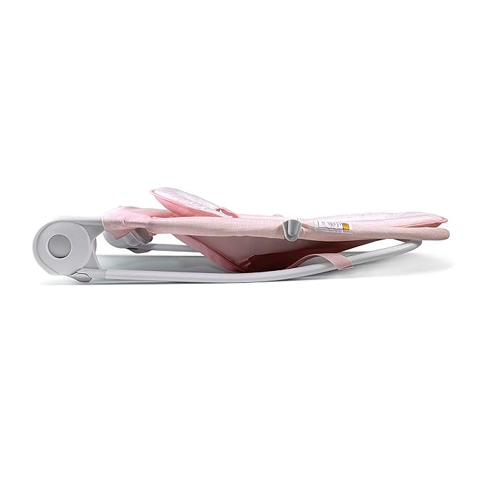 Summer Infant 2-in-1 Bouncer & Rocker Duo (Pink) Convenient and Portable Rocker and Bouncer for Babies Includes Soft Toys and Soothing Vibrations