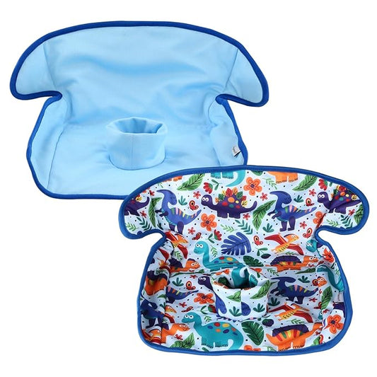 Piddle Pads, Multi-use and Leak Free Lines for Baby Stroller, High Chair & Car Seat, Waterproof Toilet Training Seat Covers for Toddles (Blue Dinosaur, 2 Pack)