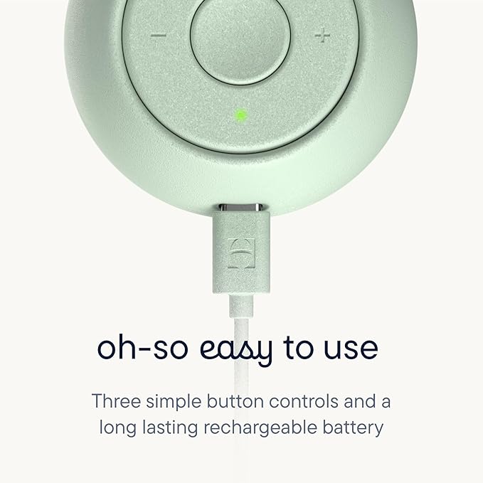 Hatch Go | Portable Sound Machine for Babies and Kids | Sleep Soother | 10 Soothing Sounds | White Noise | Shush | Travel | Registry Gift | Baby Shower | Clips on Stroller | Mint