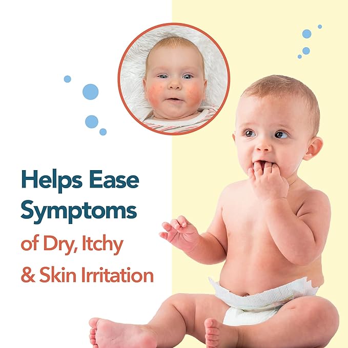 Happy Cappy Baby Shampoo and Body Wash - Eczema Body Wash for Kids & Toddlers, Helps with Dryness, Reduces Itching and Redness, Dermatologist Tested, Fragrance Free - 8 Fl Oz (Pack of 3)