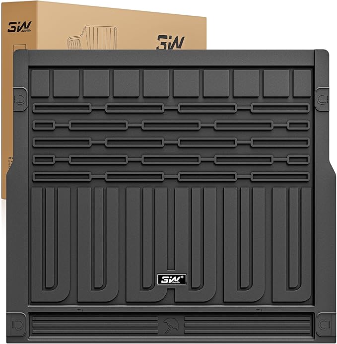 3W Cargo Liner Fit for Range Rover Sport 2023-2024 2025,TPE All Weather Custom Fit Trunk Mat for Range Rover Sport 2023 2024 2025 Cargo Mats, Black