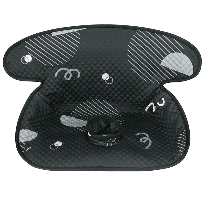 INFANZIA Dry Seat, Car Seat Protector Waterproof Carseat Liner Potty Training Toddlers, Baby and Infants, Piddle Pad for Carseats Strollers (Geometric Black, 1 Pack