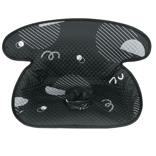 INFANZIA Dry Seat, Car Seat Protector Waterproof Carseat Liner Potty Training Toddlers, Baby and Infants, Piddle Pad for Carseats Strollers (Geometric Black, 1 Pack