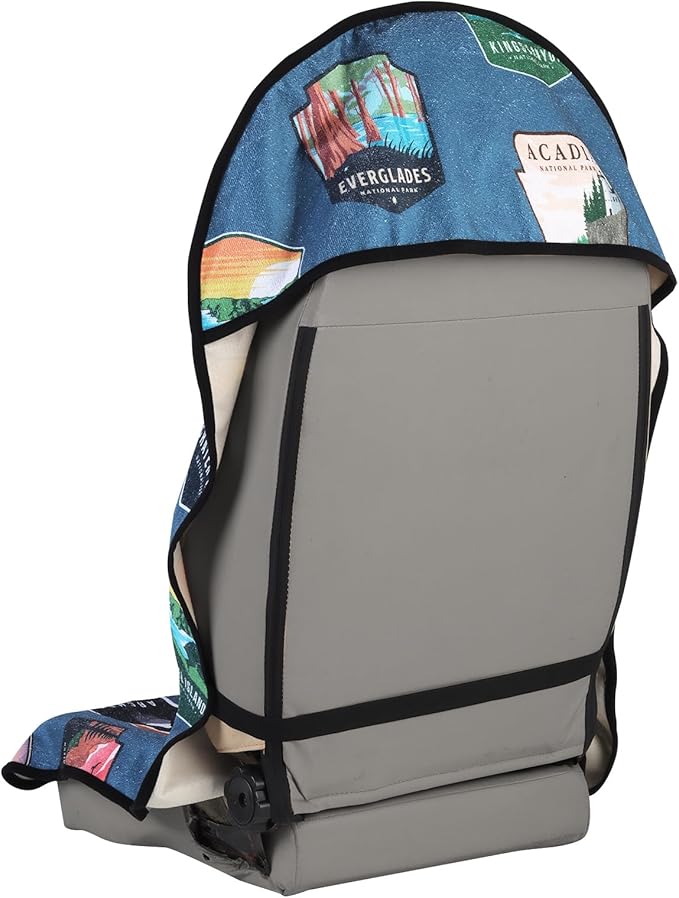 Car Seat Cover Protector Front Seats,for Gym Workout,Running,Swimming,Beach and Hiking,Waterproof Sweat Towel Bucket Seat Covers for Trucks SUV Jeep (National Parks, 2Pcs)