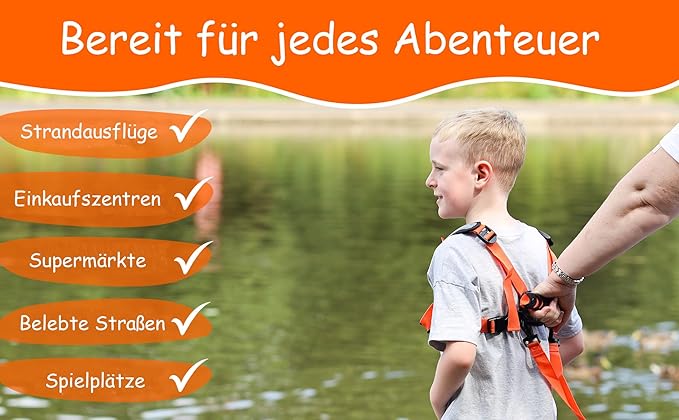 Hobbledehoo Safety Harness For Kids & Toddlers Aged 2-7 Years, Child Harness For Walking & Play Autism Safety Awareness