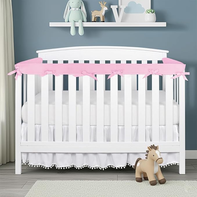 3Pcs Corner Edge Protector Strip, Soft Furniture Guards,-3 Pieces,Long Pieces (Length 51 in,width7in,2 Short Pieces (Length 27.5 in,Width 7 in), (Pink)