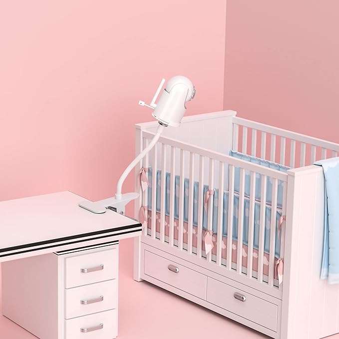 Baby Monitor Mount, Universal Baby Camera Holder Baby Camera Stand for Crib Nursery, Compatible with Infant Optics DXR-8 and DXR-8 PRO