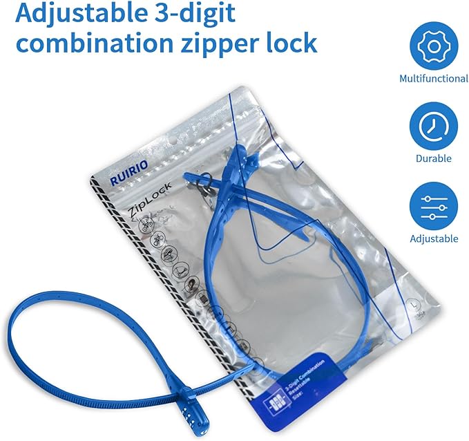 Adjustable Babyproof Lock, Easy Install on Cabinets, French Fridges, Baby Carriages, Kids’ Bikes, Helmet, Gates, Lock for Kids & Adults - French Door, Versatile Safety Solution (1 Pack Blue)