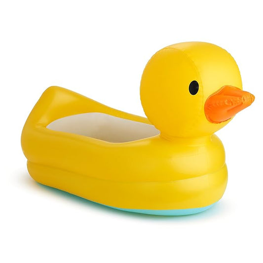 Munchkin® Duck™ Inflatable Baby Bathtub with White Hot® Heat Alert, Classic Yellow Ducky