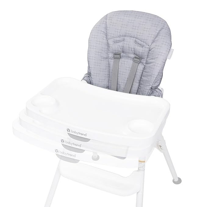 Baby Trend Adapt 4-in-1 High Chair to Toddler Chair, Retro Grey