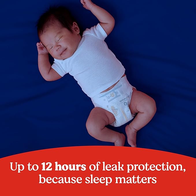 Huggies Size 3 Diapers, Little Snugglers Baby Diapers, Size 3 (16-28 lbs), 76 Count, Packaging May Vary