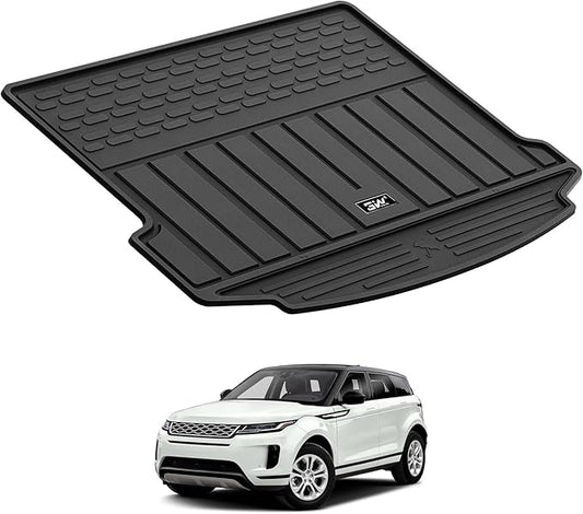 3W Cargo Liner Fit for Range Rover Evoque 2022-2024 2025 2026,TPE All Weather Custom Fit Trunk Mat for Range Rover Full Set Car Mats, Black