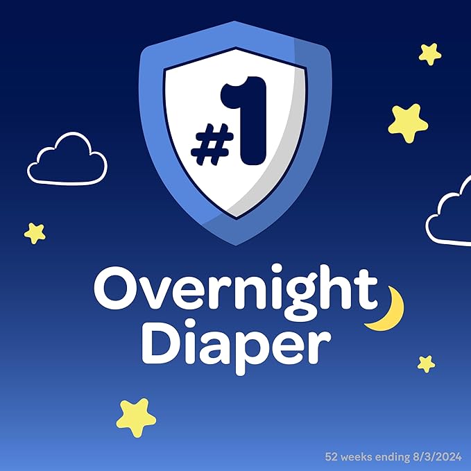 Huggies Overnites Size 7 Overnight Diapers (41+ lbs), 32 Ct