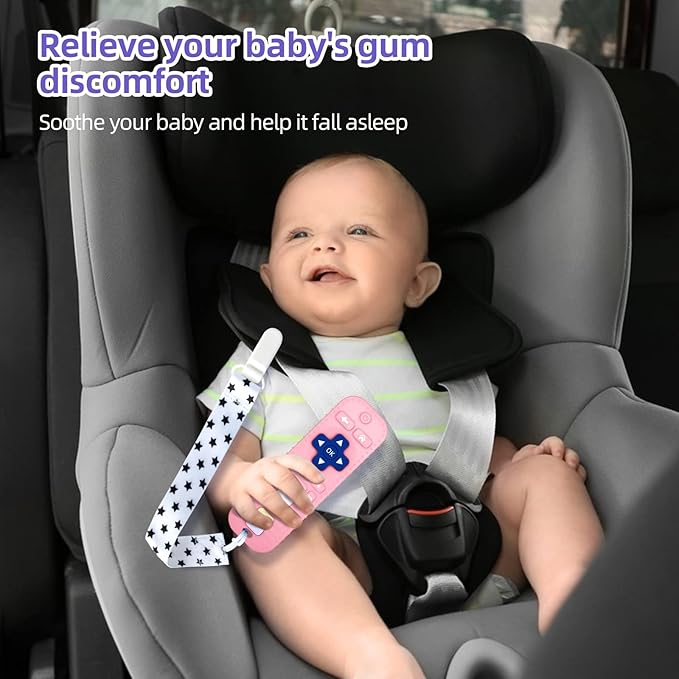 Chuya Silicone Remote Teethers Baby Teething Toys, TV Remote Teether for 0-6-12-18 Months Babies Infant Toddlers Baby Teething Relief Chew Toys BPA Free