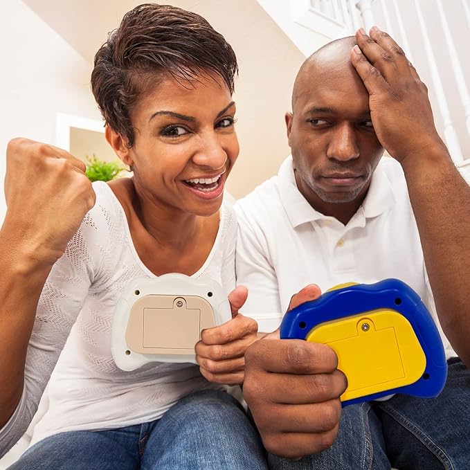 Pop The Target! Handheld Speed Push Game Machine: A Fun Multiplayer Game for Family. Sensory Fidget Toy Christmas Toys Gifts for 6 7 8 9 10 11 12 Years Old Kids Road Trip Car Games Kids White