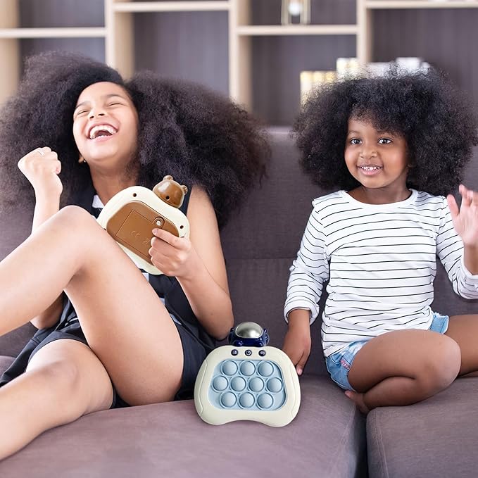 Pop The Target! Handheld Speed Push Game Machine: A Fun Multiplayer Game for Family. Sensory Fidget Toy Christmas Toys Gifts for 6 7 8 9 10 11 12 Years Old Kids Road Trip Car Games Astronaut