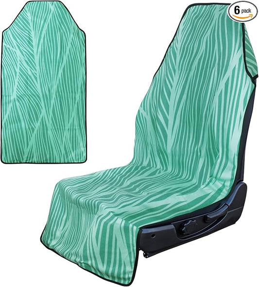 Booty Barrier - Highly Water-Resistant Washable Car Seat Cover for Post-Workout and Kids - Soft, Absorbent, Eco-Friendly Fabric Made from Recycled Water Bottles