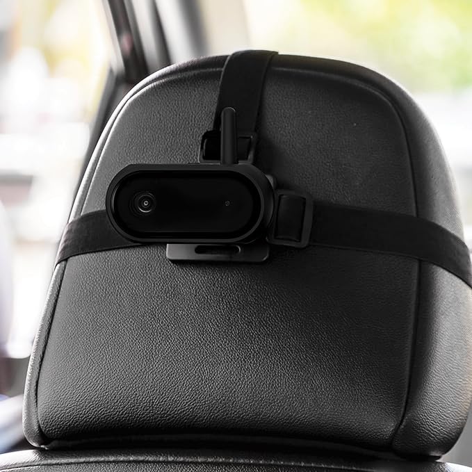 Tiny Traveler Add-On Ai Baby Car Camera – 1080P HD, Night Vision, 1000Ft Long Range, Night Light, Lullabies, Easy Install for Twins, 2 Kids, or Pets (Monitor Not Included)