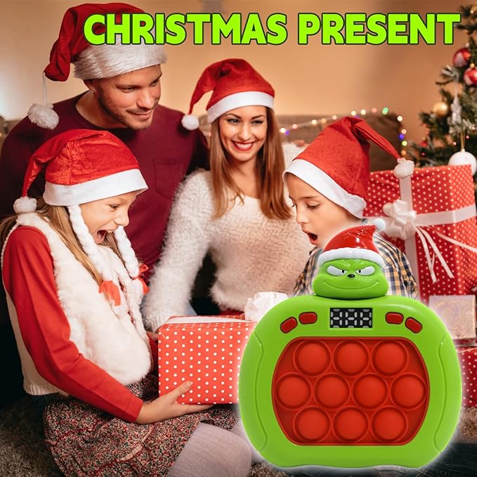 Quick Push Bubble Game,POP Toy Fast Push Game,Quick Push Pop Fidget Toys for Kids 3-12 Years Old,6 Game Mode Upgrades,Handheld Puzzle Games for Halloween and Christmas,Sensory Toys (Unicorn)