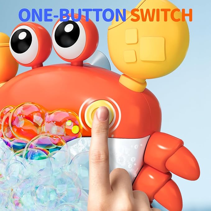 Bath Toys for Kids Ages 1-3: Bath Bubble Machine with 12 Music - Bath Toys Toddlers 2-4-8 Bathtub Bubble Maker - Bath Toy for Babies 12+ Months