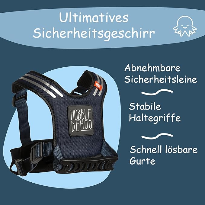 Hobbledehoo Safety Harness For Kids & Toddlers Aged 2-7 Years, Child Harness For Walking & Play Autism Safety Awareness